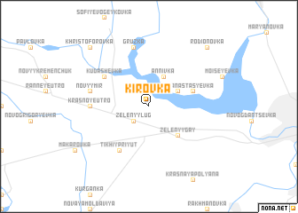 map of Kirovka