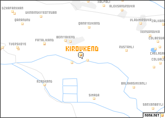map of Kirovkend