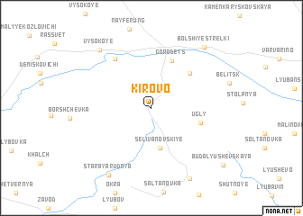 map of Kirovo