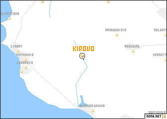 map of Kirovo