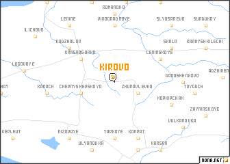 map of Kirovo