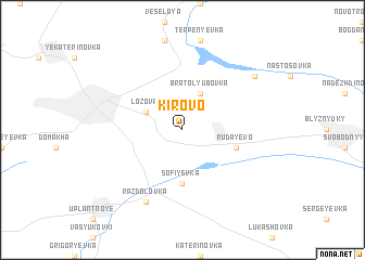 map of Kirovo