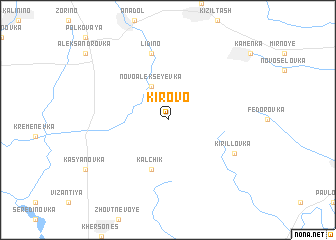 map of Kirovo