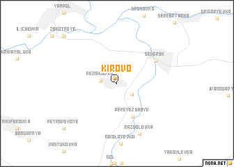 map of Kirovo
