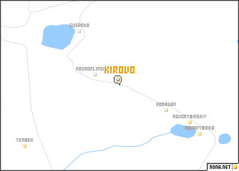 map of Kirovo