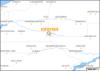 map of Kirovsʼke