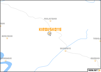 map of Kirovskoye