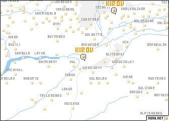 map of Kirov