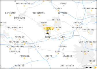 map of Kirov