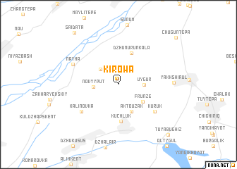 map of Kirowa