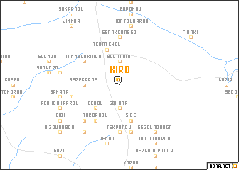 map of Kiro