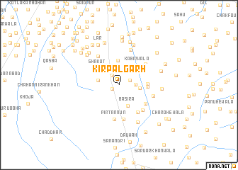 map of Kirpālgarh