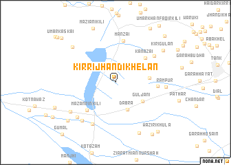 map of Kirri Jhandi Khelān
