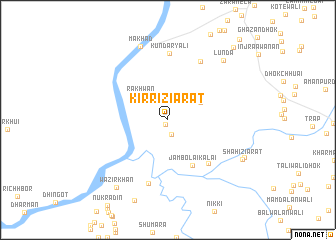 map of Kirri Ziārat