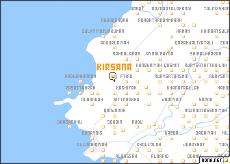 map of Kirsānā