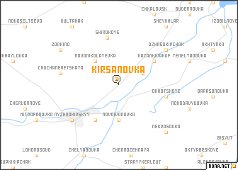 map of Kirsanovka