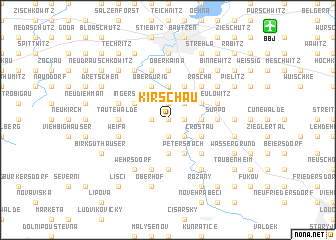 map of Kirschau