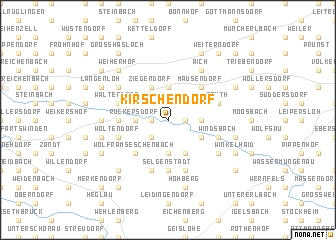 map of Kirschendorf
