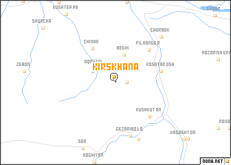 map of Kirskhana