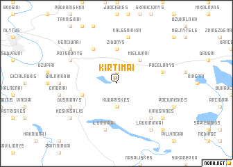 map of Kirtimai