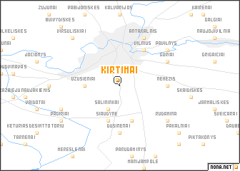 map of Kirtimai