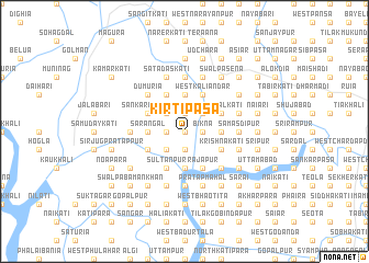 map of Kīrtipāsa