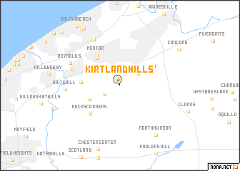 map of Kirtland Hills
