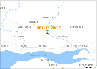 map of Kirtlebridge