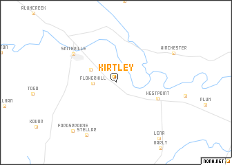 map of Kirtley