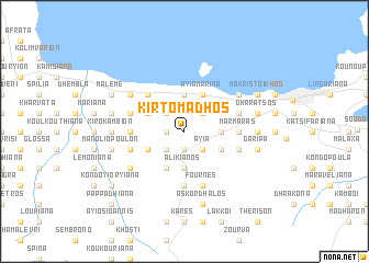 map of Kirtomádhos