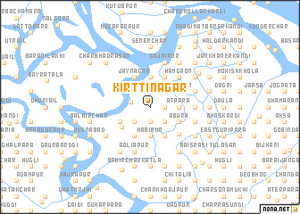 map of Kirttinagar