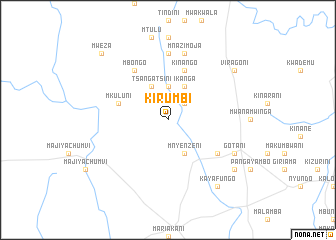 map of Kirumbi