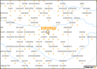 map of Kirundu