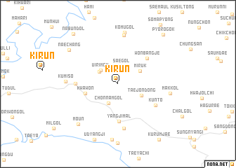 map of Kirun