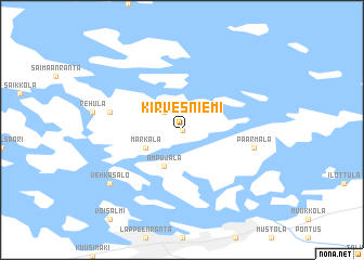 map of Kirvesniemi