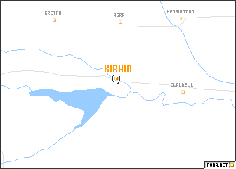 map of Kirwin