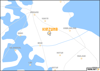 map of Kirzuma