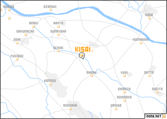 map of Kisai