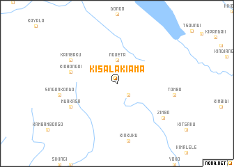 map of Kisala-Kiama