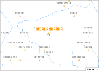 map of Kisala-Muanda