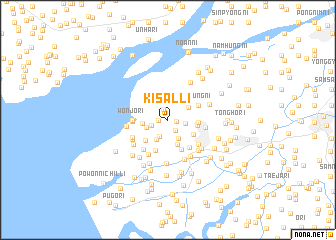 map of Kisal-li