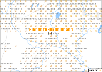 map of Kisāmat Bhabāninagar