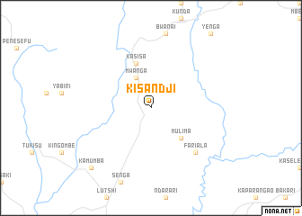 map of Kisandji