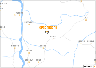 map of Kisangani