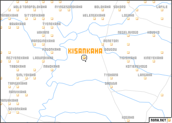 map of Kisankaha