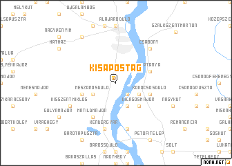 map of Kisapostag
