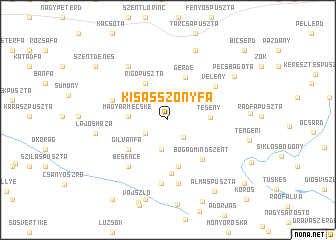 map of Kisasszonyfa