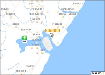 map of Kisauni