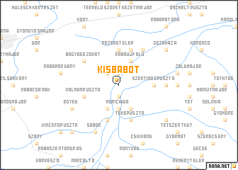 map of Kisbabot