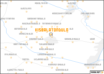 map of Kisbalatondůlő